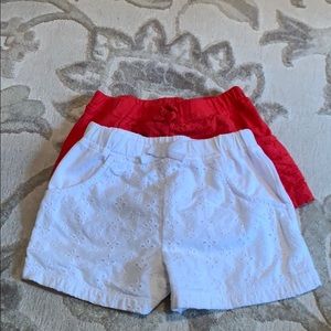 2 pair Eyelet Shorts